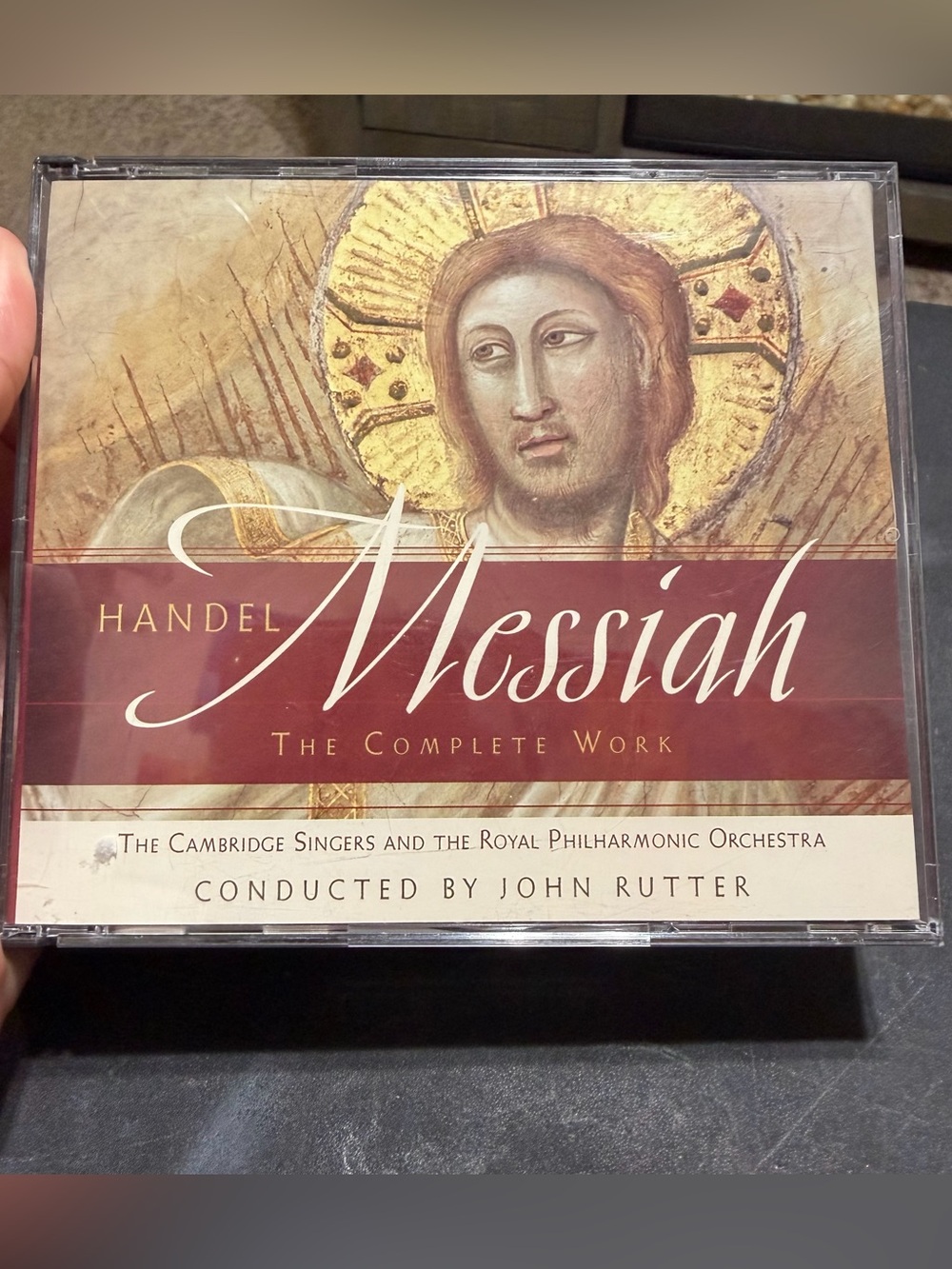 2007 Handel Messiah CD - The Complete Work John Rutter Orchestra Singers 2 disk
